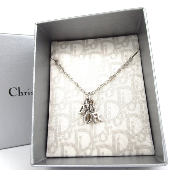 Authentic Christian Dior Trotter Necklace metal [Used] - Picture 1 of 7